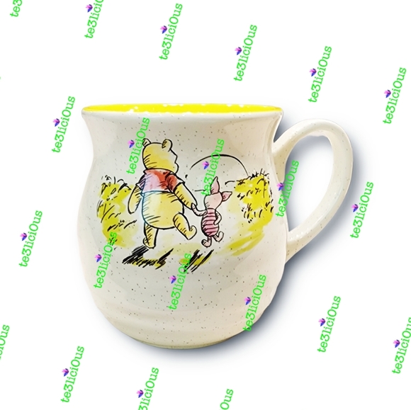DISNEY CLASSIC WINNIE THE POOH PIGLET POT MUG - Picture 1 of 5